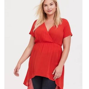 TORRID Gauze Babydoll tunic
